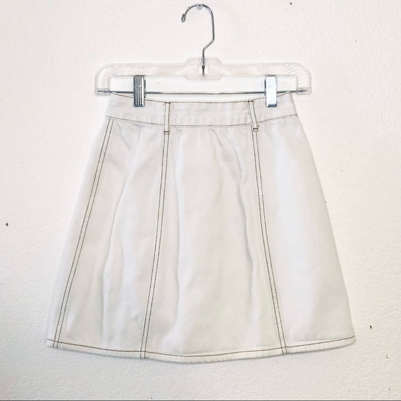 5 for $25 ⭐️ High Rise White Denim Skirt - Picture 4 of 6